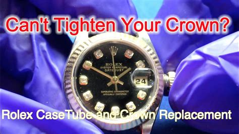 rolex crown case tube replacement.